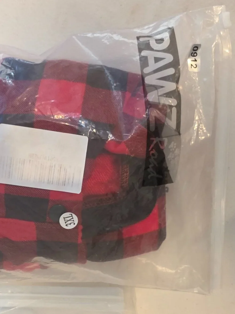 Red Buffalo Plaid Dog Hoodie Pet Clothes